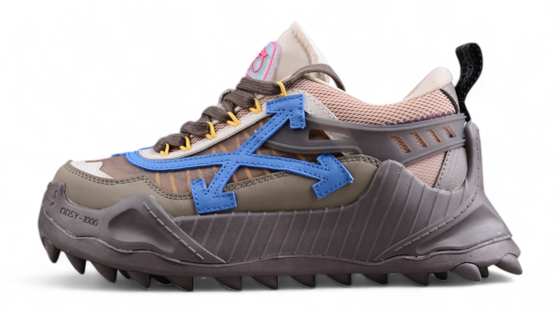 Off White Replica ODSY 1000 Sneaker Brown Olive Blue