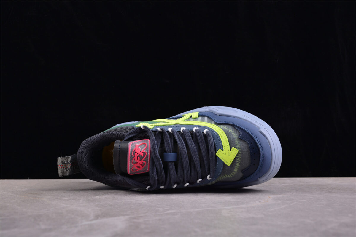 Off White Replica ODSY 1000 Sneaker Navy Green Yellow