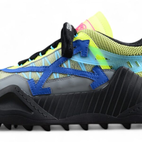Off White Replica ODSY 1000 Sneaker Neon Yellow Grey Black Blue