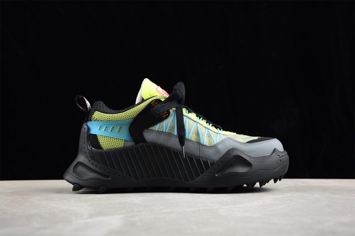 Off White Replica ODSY 1000 Sneaker Neon Yellow Grey Black Blue
