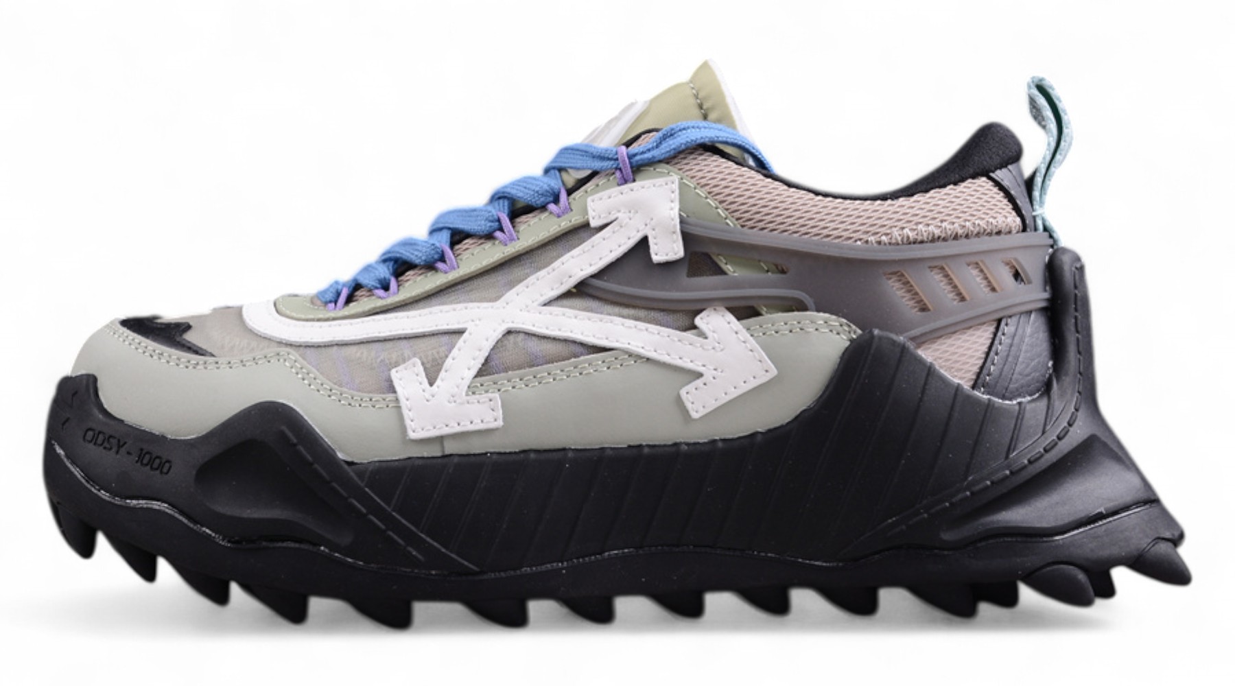 Off White Replica ODSY 1000 Sneaker Olive Green Black Beige