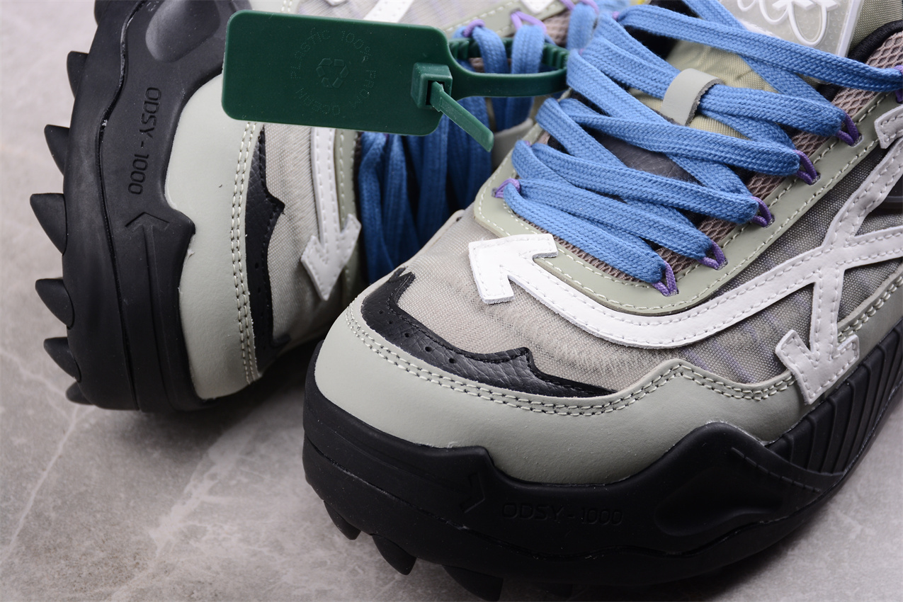 Off White Replica ODSY 1000 Sneaker Olive Green Black Beige