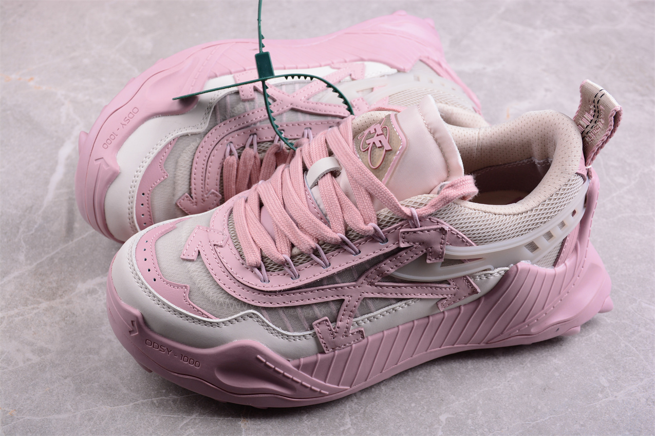 Off White Replica ODSY 1000 Sneaker Pink White
