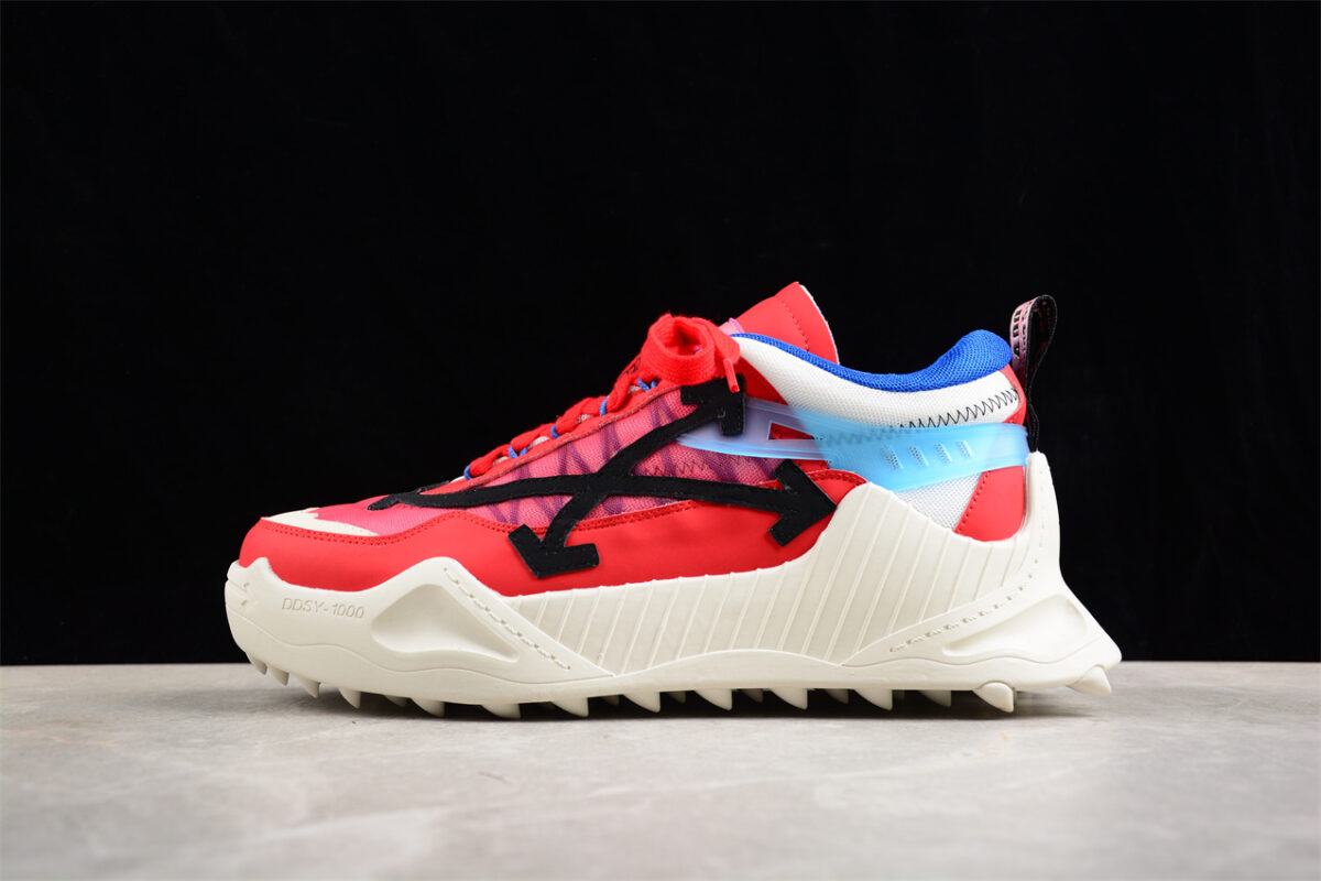 Off White Replica ODSY 1000 Sneaker Red Black Blue White