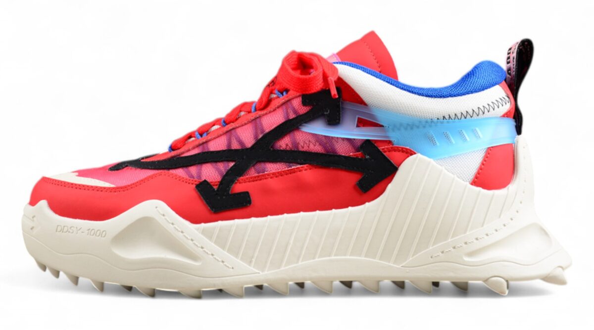 Off White Replica ODSY 1000 Sneaker Red Black Blue White