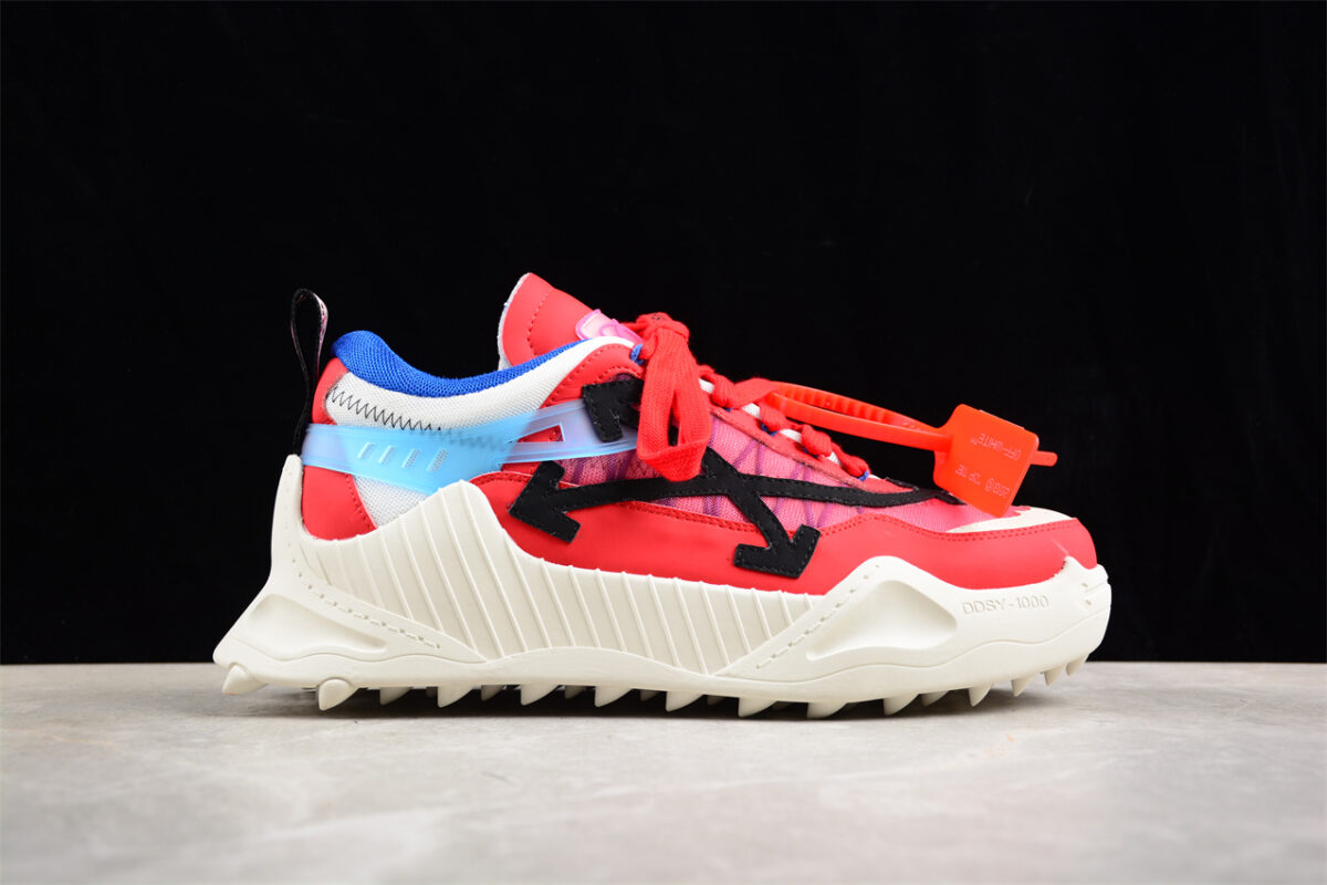 Off White Replica ODSY 1000 Sneaker Red Black Blue White