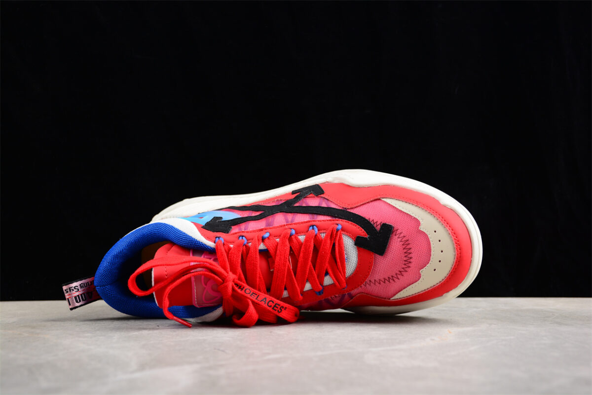 Off White Replica ODSY 1000 Sneaker Red Black Blue White
