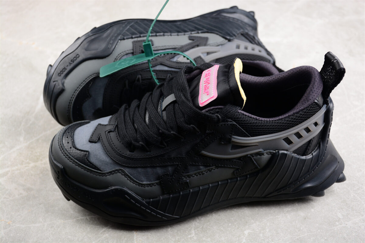 Off White Replica ODSY 1000 Sneaker Triple Black