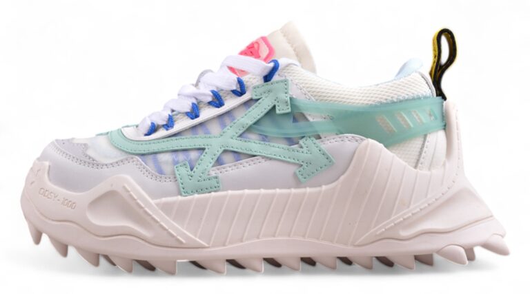 Off White Replica ODSY 1000 Runner Sneaker White Blue Grey (Copy)
