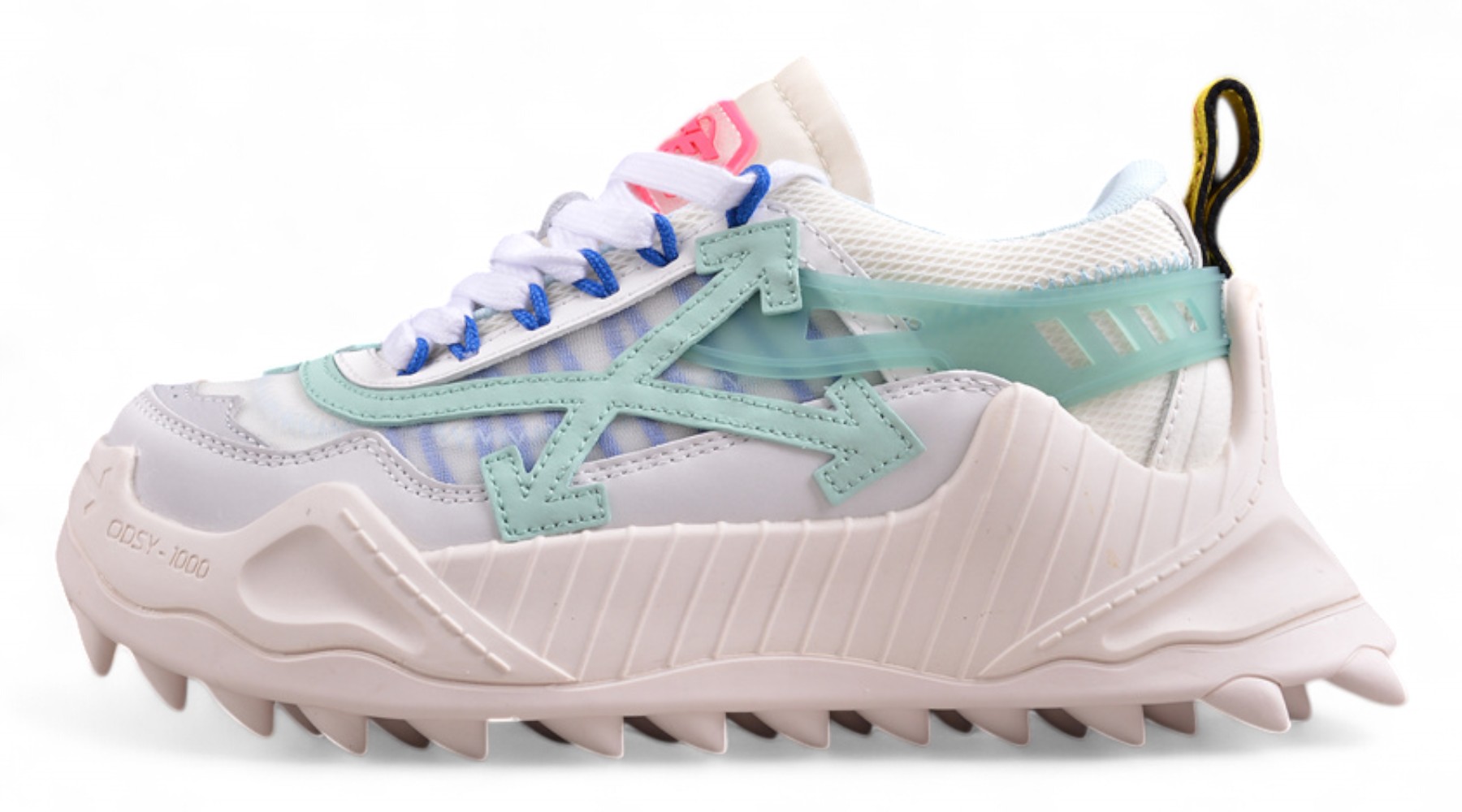 Off White Replica ODSY 1000 Runner Sneaker White Blue Grey (Copy)