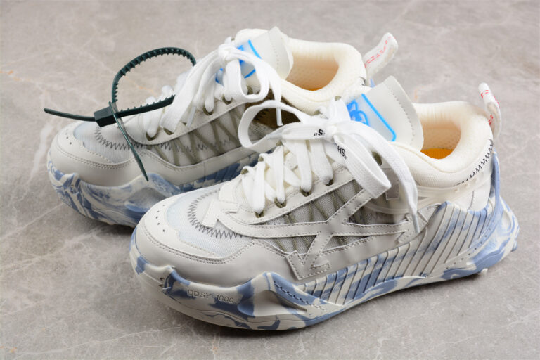 Off White Replica ODSY 1000 White Blue Marble Sole