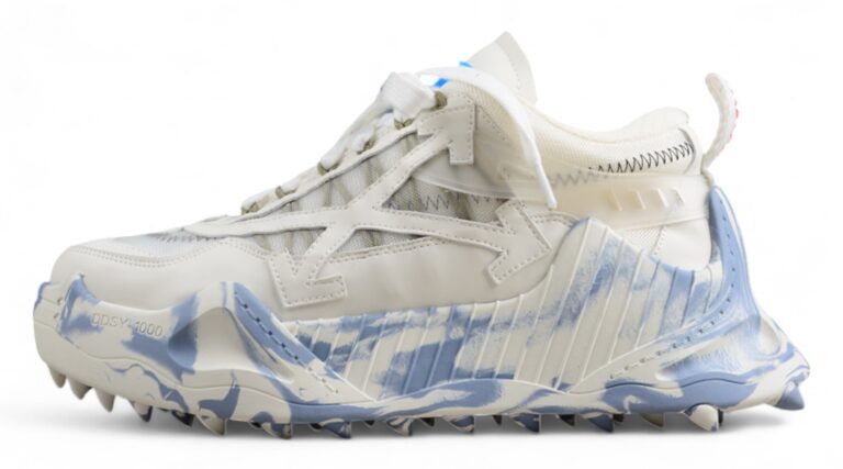 Off White Replica ODSY 1000 White Blue Marble Sole