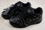 Off White Replica Out Of Office OOO Low Black White Stitch