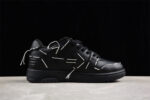 Off White Replica Out Of Office OOO Low Black White Stitch
