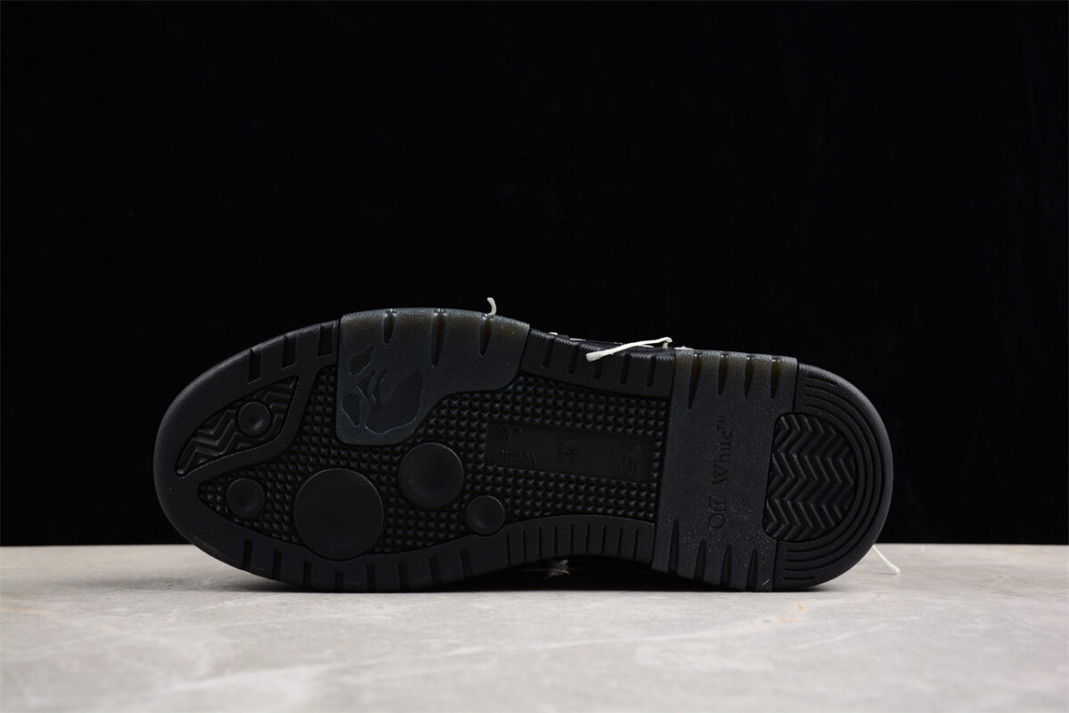 Off White Replica Out Of Office OOO Low Black White Stitch