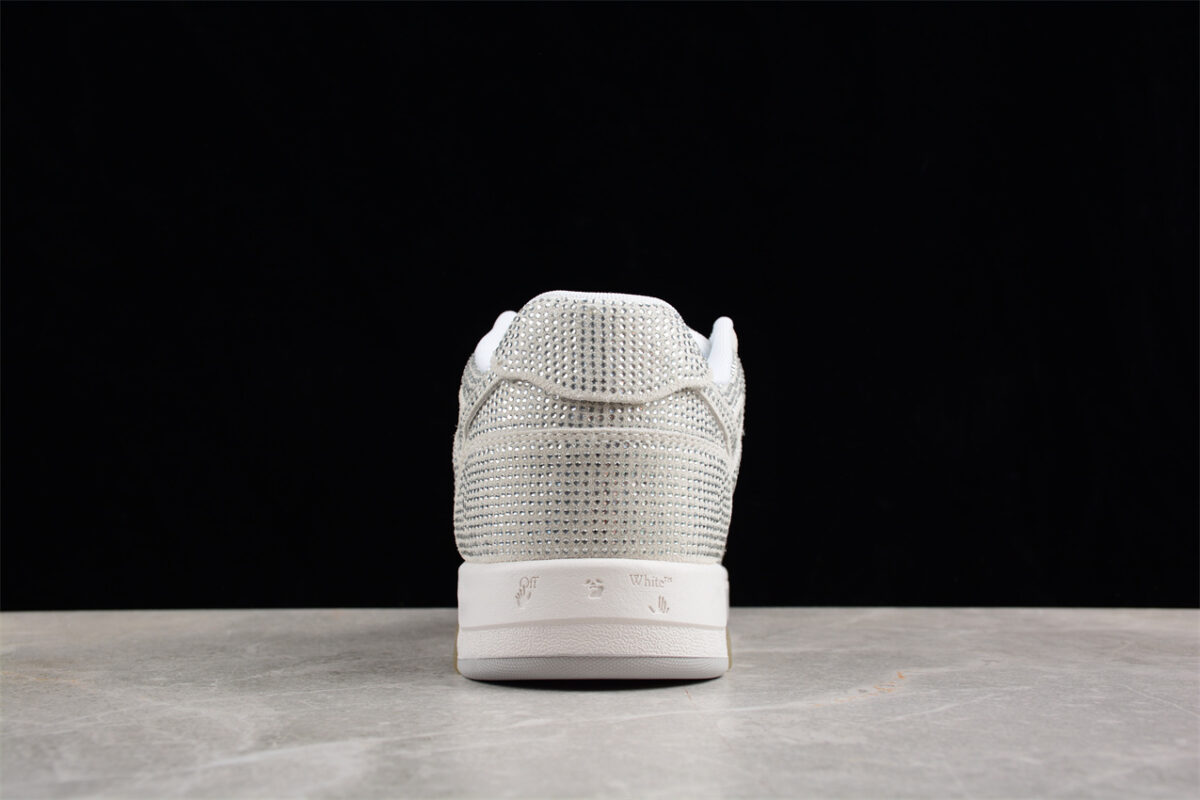 Off White Replica Out Of Office OOO Low Crystal White Rhinestone