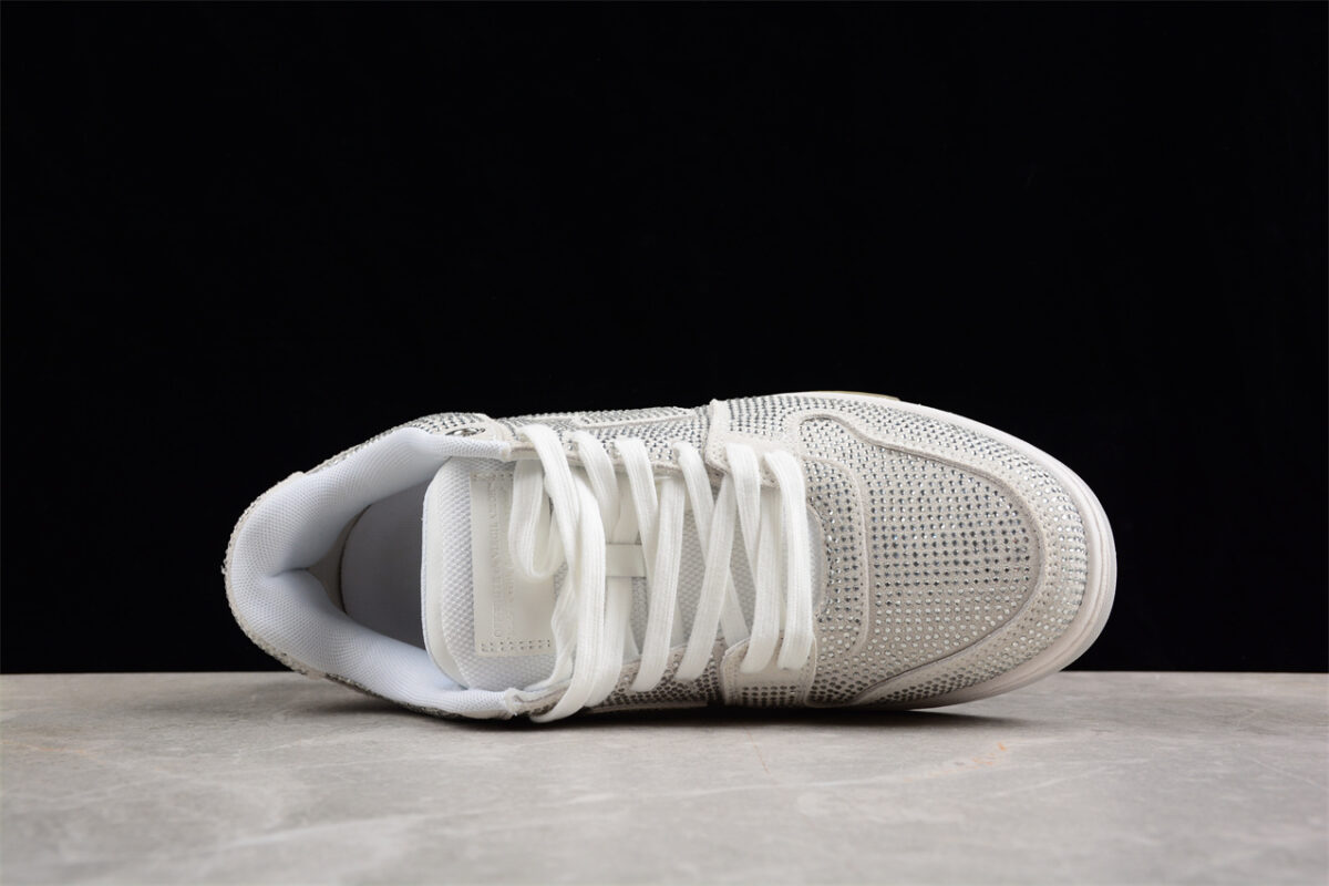 Off White Replica Out Of Office OOO Low Crystal White Rhinestone
