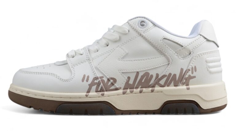 Off White Replica Out Of Office OOO Low White Brown "For Walking"