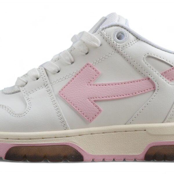 Off White Replica Out Of Office OOO Low White Pink Arrow