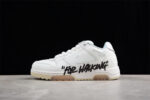 Off White Replica Out of Office "For Walking" White Black Script Sneakers
