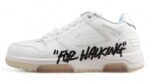 Off White Replica Out of Office "For Walking" White Black Script Sneakers