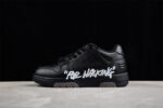 Off White Replica Out of Office Low Black Leather Sneakers "For Walking"