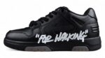 Off White Replica Out of Office Low Black Leather Sneakers "For Walking"