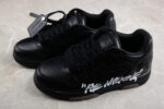 Off White Replica Out of Office Low Black Leather Sneakers "For Walking"