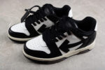 Off White Replica Out of Office Low Black White Leather Sneakers