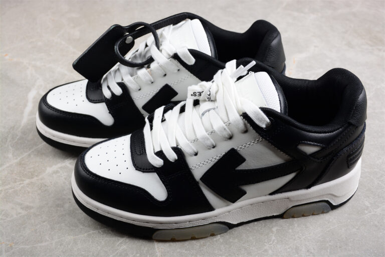 Off White Replica Out of Office Low Black White Sneakers