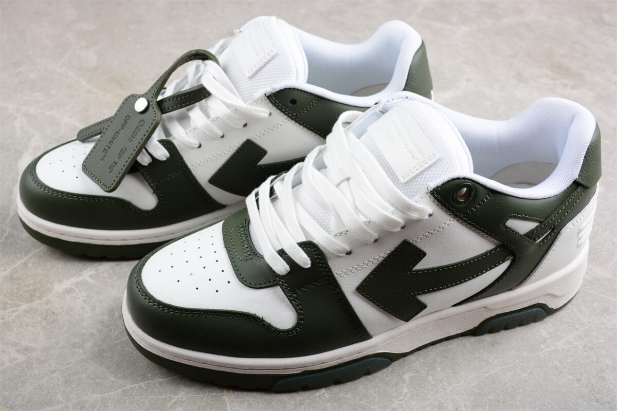 Off White Replica Out of Office Low Green White