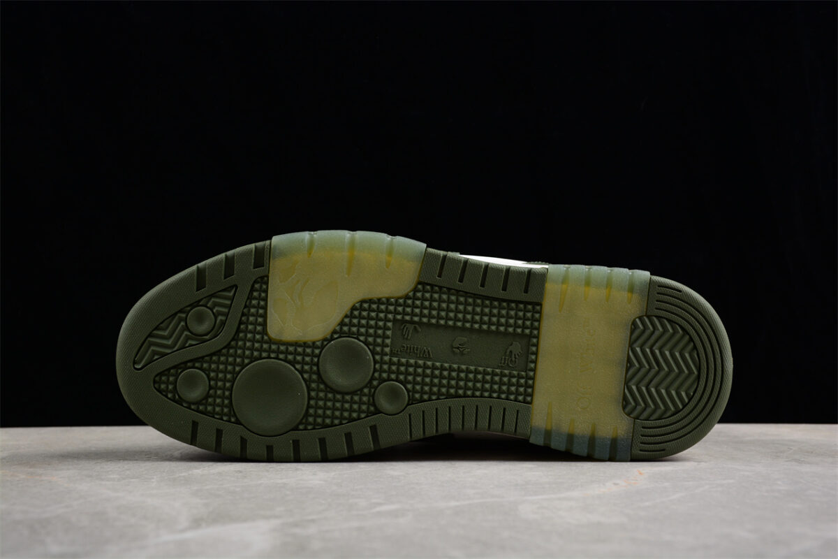 Off White Replica Out of Office Low Green White