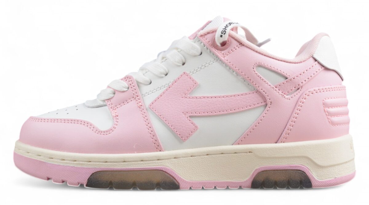 Off White Replica Out of Office Low Pink White Sneakers
