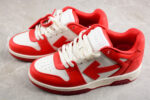 Off White Replica Out of Office Low Red White Leather Sneakers