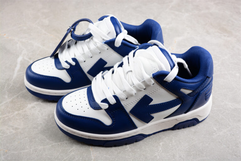 Off White Replica Out of Office Low Royal Blue White Sneakers