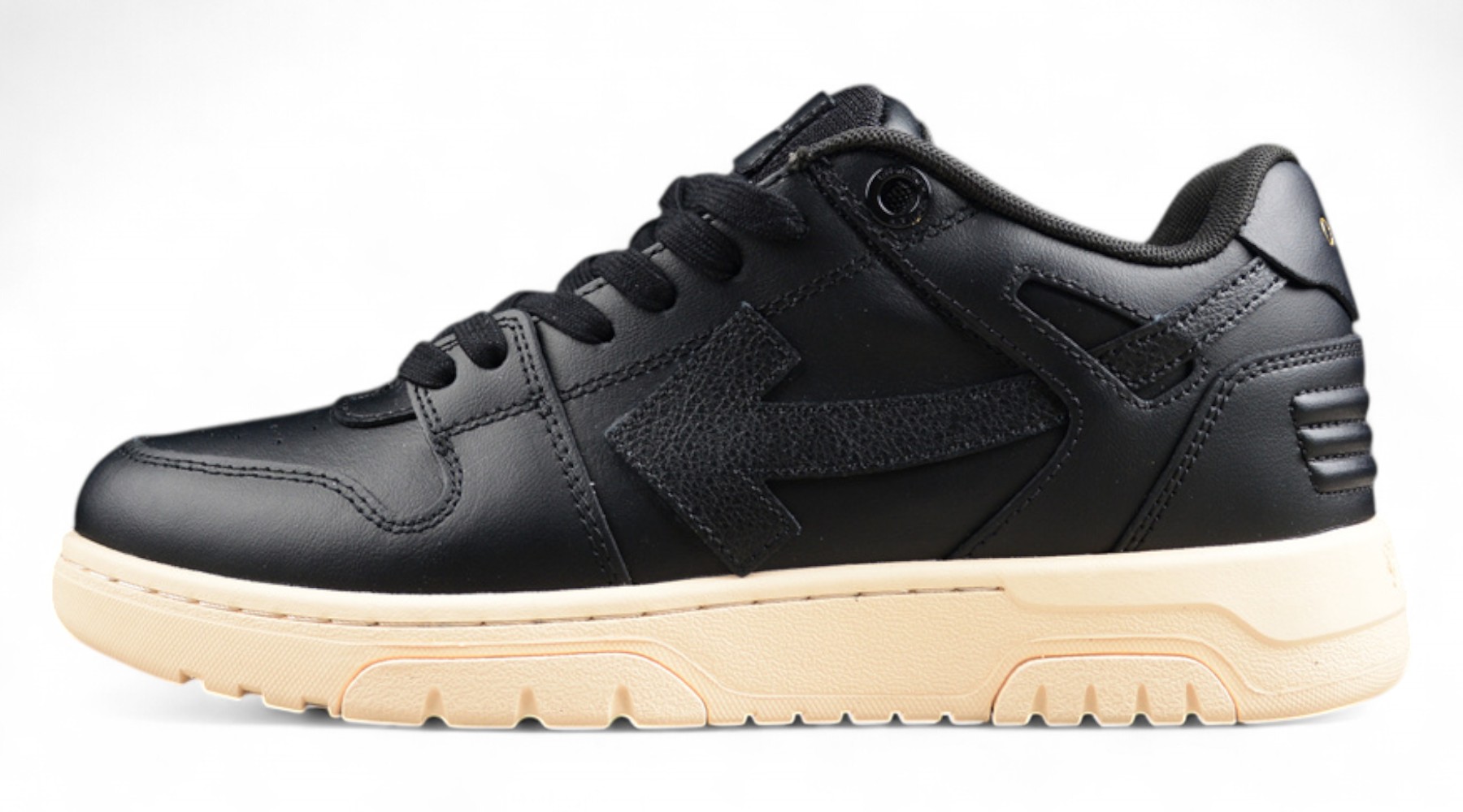 Off White Replica Out of Office Low Sneaker Black Beige