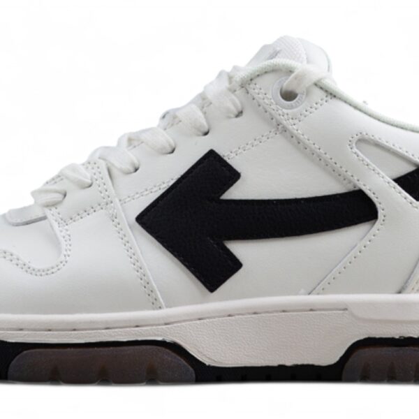 Off White Replica Out of Office Low White Black Sneakers