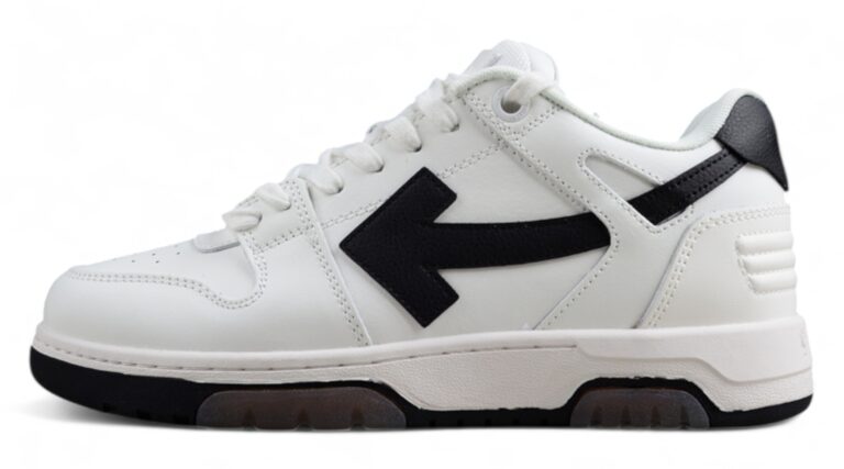 Off White Replica Out of Office Low White Black Sneakers