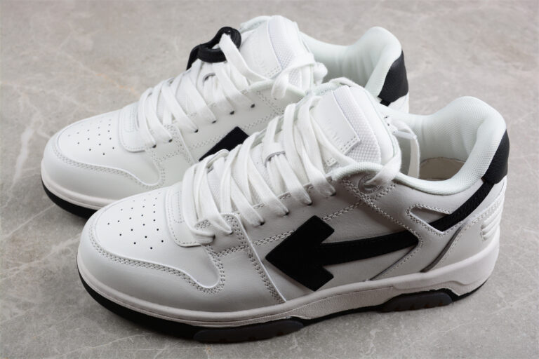 Off White Replica Out of Office Low White Black Sneakers