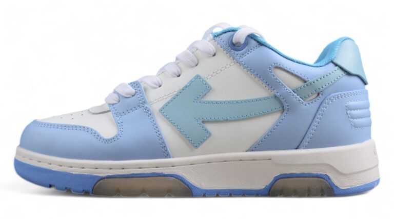 Off White Replica Out of Office Low White Blue Sneakers