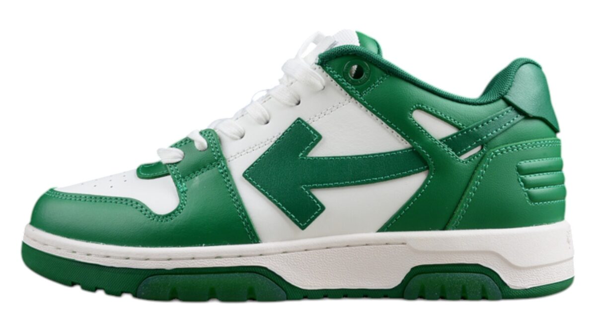 Off White Replica Out of Office Low White Green Sneakers