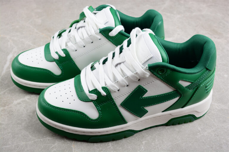 Off White Replica Out of Office Low White Green Sneakers