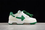 Off White Replica Out of Office Low White Green Sneakers (Cream Base)