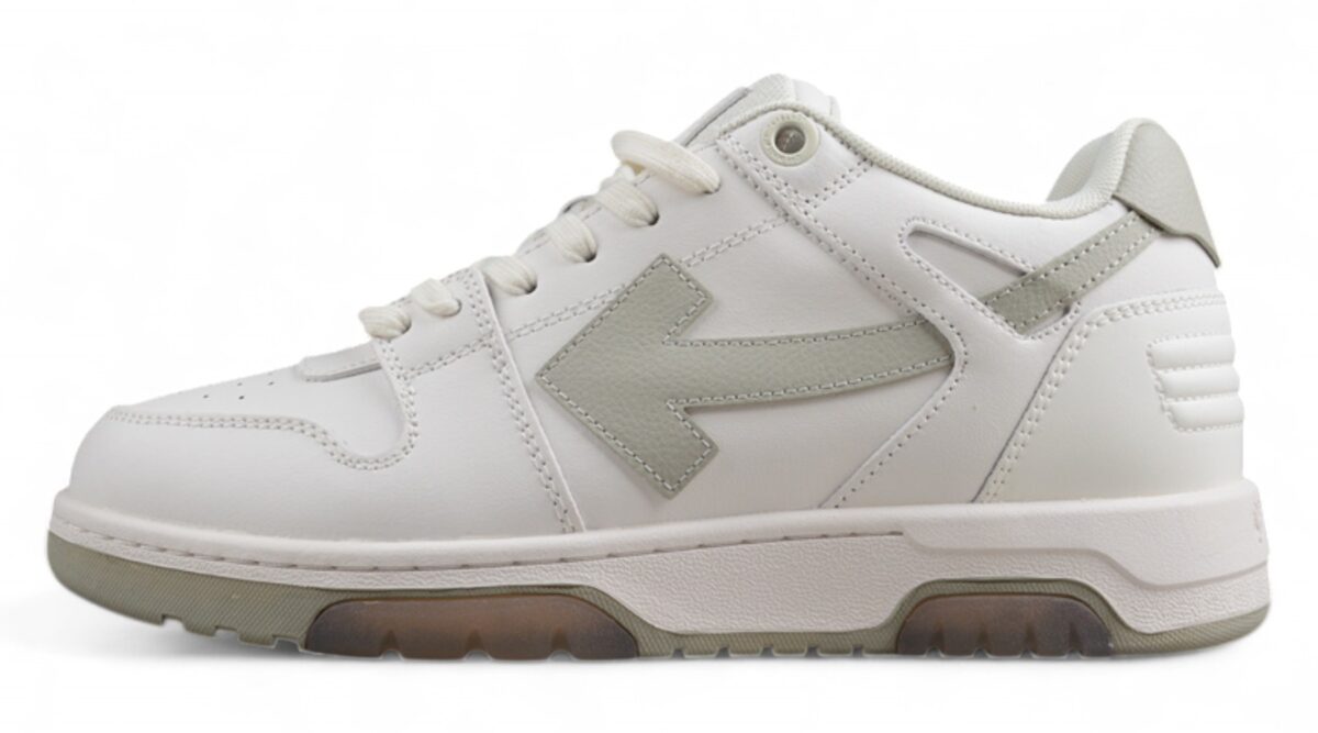 Off White Replica Out of Office Low White Grey Sneakers