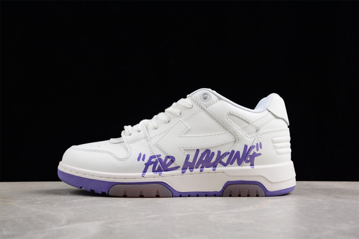 Off White Replica Out of Office Low White Purple For Walking