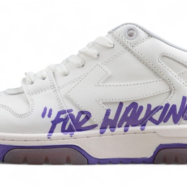 Off White Replica Out of Office Low White Purple For Walking