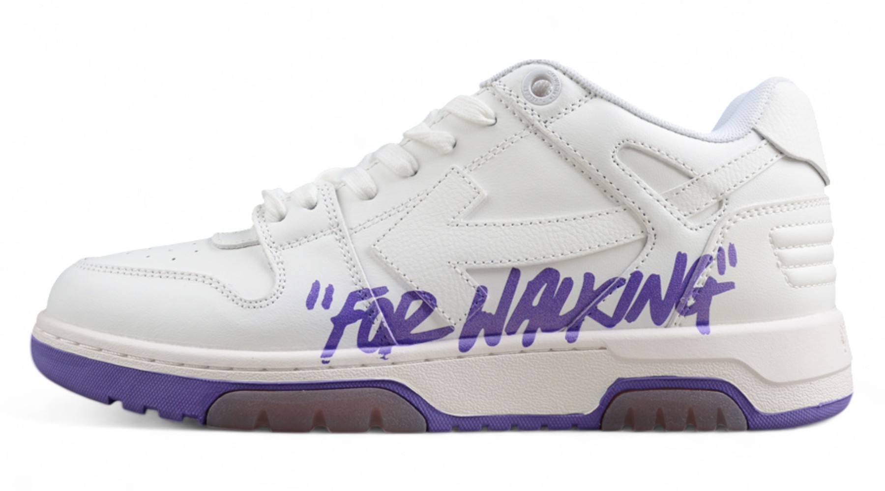 Off White Replica Out of Office Low White Purple For Walking