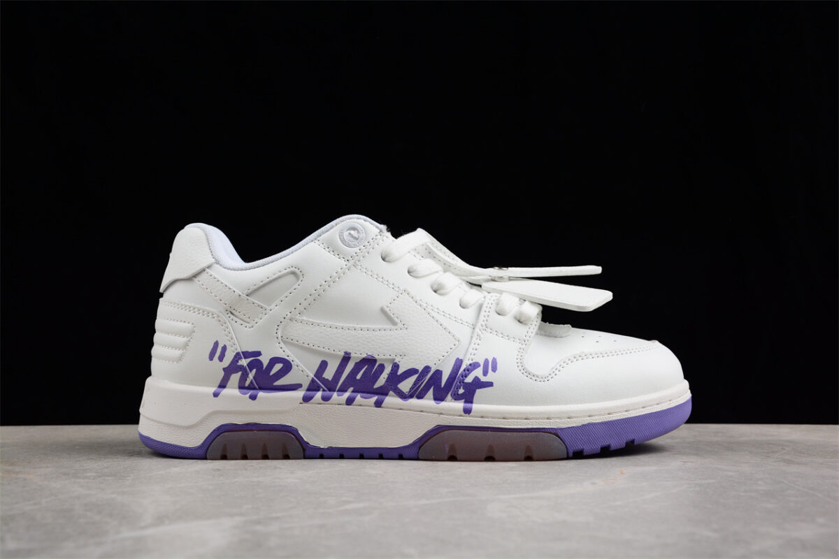 Off White Replica Out of Office Low White Purple For Walking