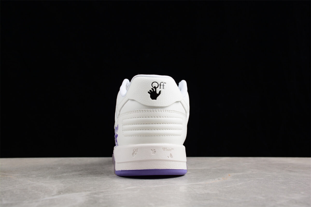 Off White Replica Out of Office Low White Purple For Walking