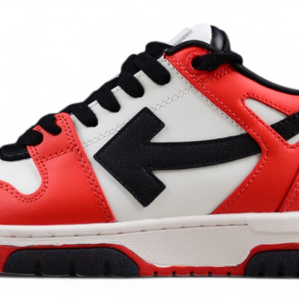 Off White Replica Out of Office Low White Red Black Sneakers